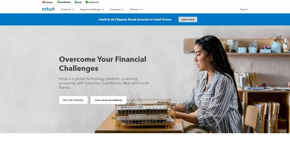 Original website design